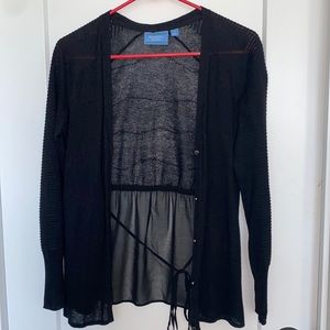 SimplyVera VeraWang black cardigan
